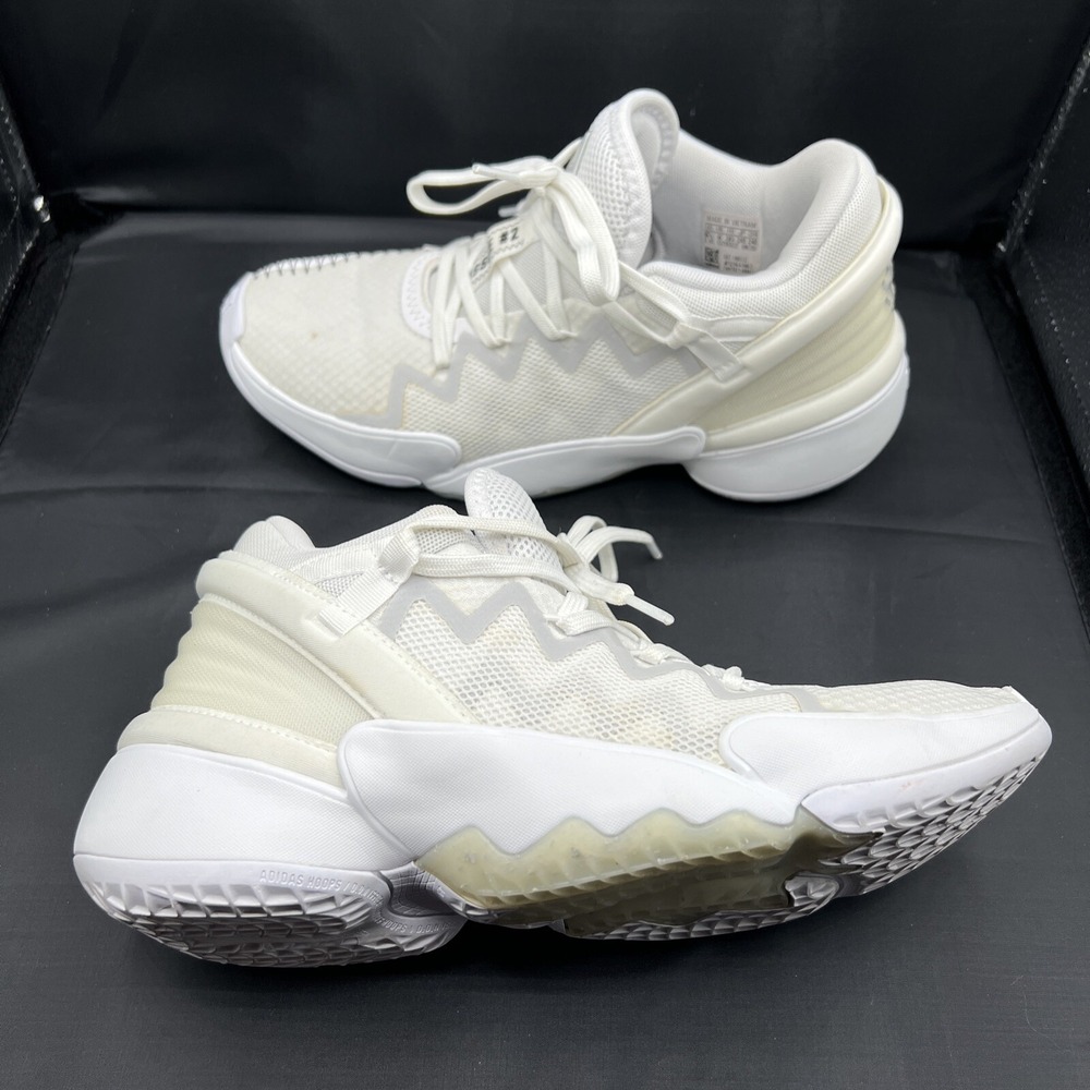 Size 6.5 - adidas D.O.N. Issue 2 Cloud White 2020